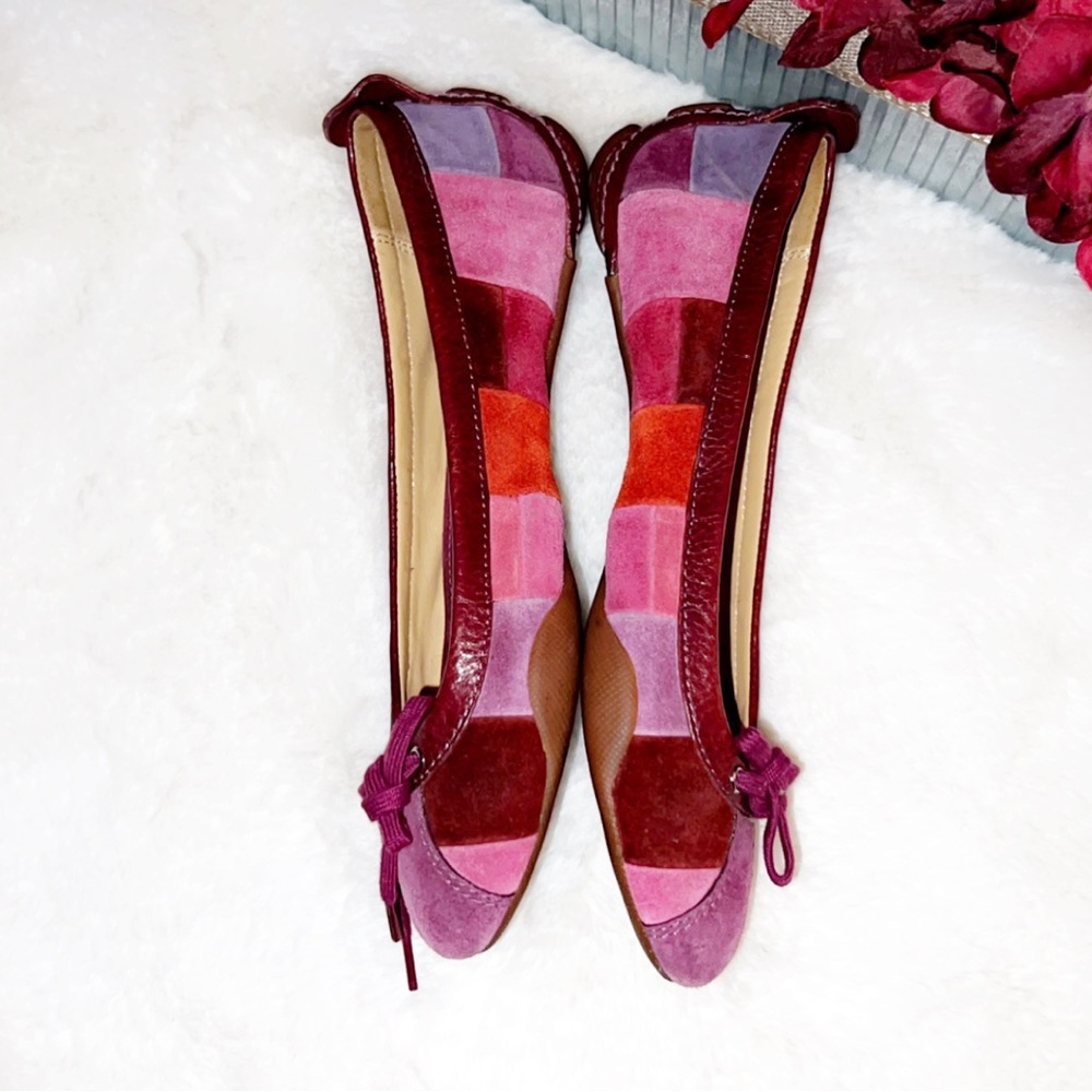 Coach Jenilee Patchwork Suede Flat - image 6